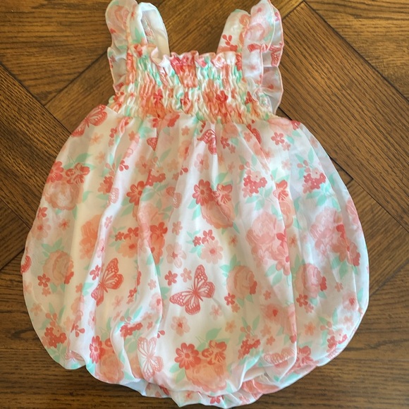 NWOT Bon Bebe SET OF 2 Baby Bubble Rompers - Picture 3 of 11